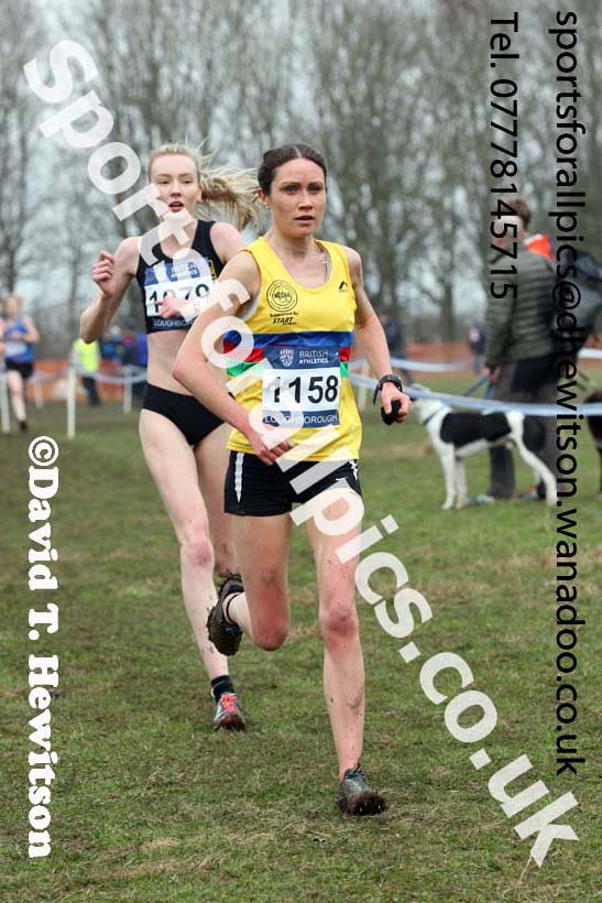 Senior womens Inter Counties Cross Country, Prestwold Hall, Loughborough. Photo: David T. Hewitson/Sports for All Pics